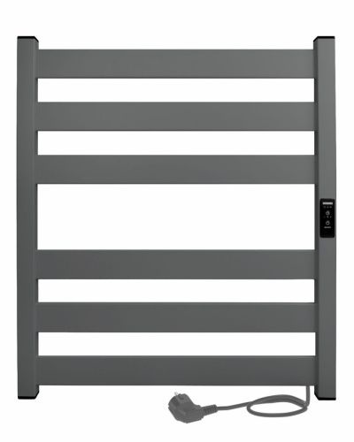 Полотенцесушитель электрический Indigo Oktava Slim 5 LСLOKS5E60-50MGRt 55х60 серый - фото 2