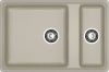 Кухонная мойка Granfest Level LV-760K топаз 75х50 цвет серый поверхность матовая