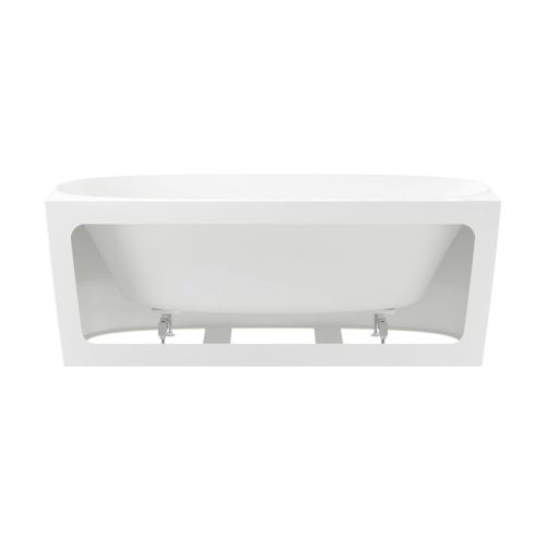 Ванна акриловая Wellsee Belle Spa 2.0 235801000 160х75 пристенная асимметричная с ножками - фото 3
