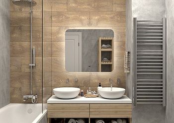 Зеркало с подсветкой Art&Max RAVENNA AM-Rav-800-700-DS-F 80х70 подвесное