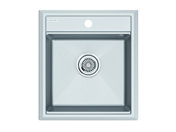 Кухонная мойка Paulmark STEPIA 45 PM114651-GRM 45х50 цвет серый