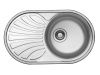 Кухонная мойка Ukinox Фаворит FAD760.470 --T6K 1R 75х45 цвет нержавеющая сталь поверхность матовая