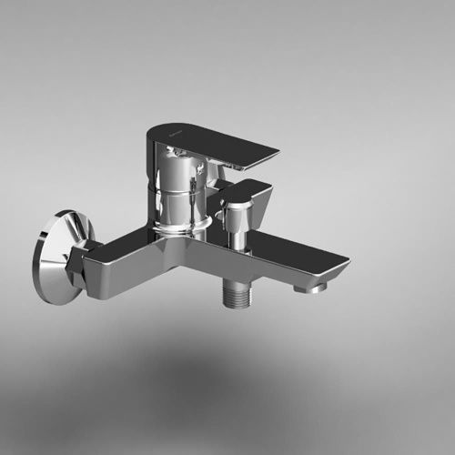 Смеситель для ванны и душа Damixa Apollo 471000001 настенный хром - фото 3