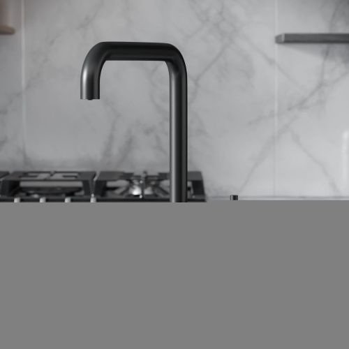 Смеситель для кухни Sancos Vela SC4013MB на мойку черный - фото 4