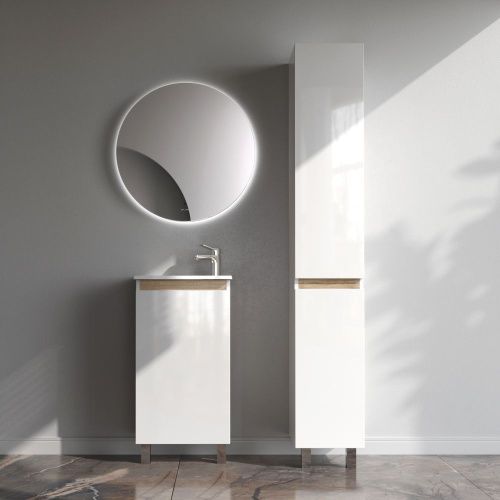 Тумба под раковину Am.Pm X-Joy M85AFSX0451WG 40х20 напольная цвет белый - фото 5