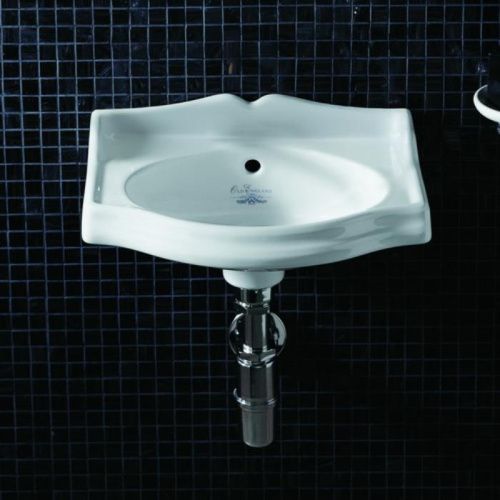 Раковина из сантехнического фаянса Simas Arcade AR035bi*0 40х30 подвесная цвет белый без отверстий под смеситель