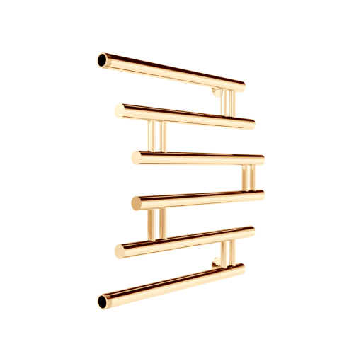 Полотенцесушитель водяной Indigo Zip FZW60-60GDK3 70х65 золото - фото 4