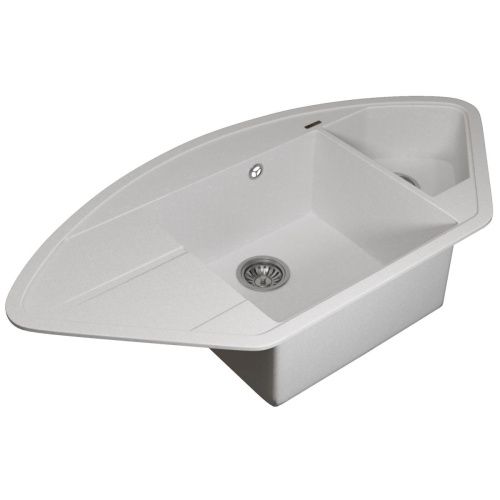 Кухонная мойка Uperwood Quartz Premium UPD-06 3910202120 100х50 цвет белый поверхность матовая - фото 2