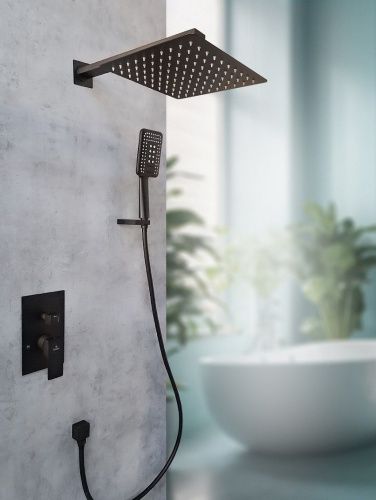 Душевая система AltroBagno Lamberto AltroBagnoLamberto040105MB встраиваемая в стену - фото 2