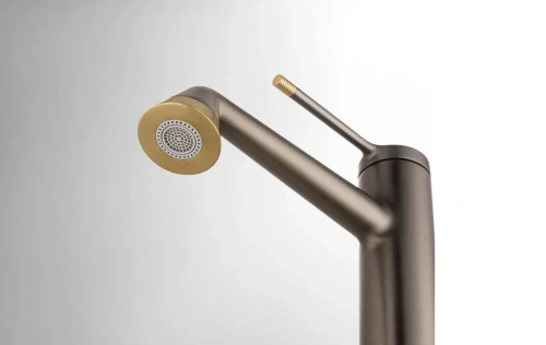 Смеситель Arrow AMP11855LF90 на раковину серый - фото 2