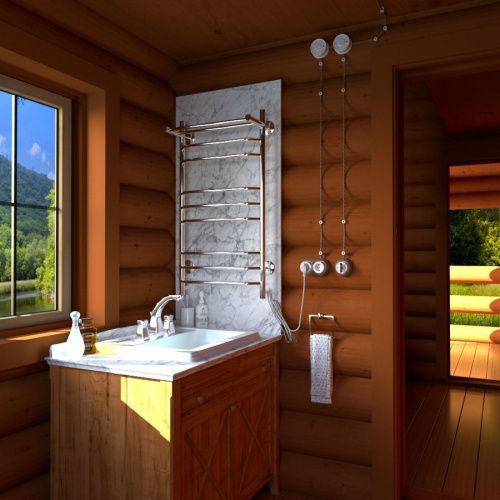 Полотенцесушитель электрический Тругор Браво Пэк сп БравоПэксп3П/1005032 55х100 хром - фото 4