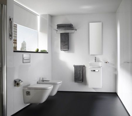 Чаша унитаза подвесная Roca The gap 7346477000 цвет белый без сиденья смыв торнадо