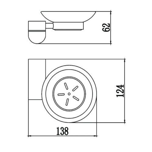 Мыльница Savol S-007359 - фото 3