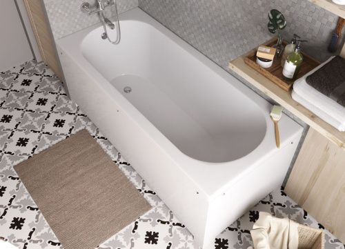 Ванна из литьевго мрамора Эстет Честер ФР-00014626 180х80 пристенная прямоугольная - фото 4