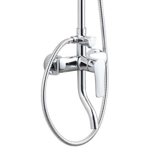 Душевая стойка Bond Circle B04-9100 настенная цвет хром - фото 2