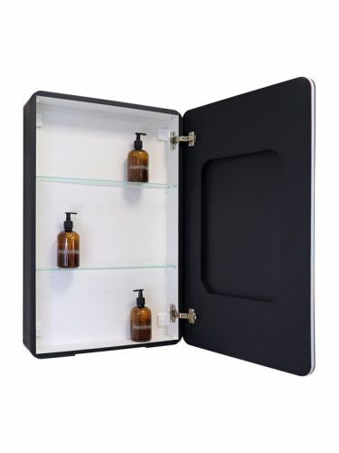 Зеркало-шкаф Continent Eltoro Black МВК113 60х90 подвесной - фото 4