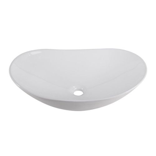 Раковина из сантехнического фаянса BelBagno BB1404 60х40 накладная цвет белый без отверстий под смеситель - фото 2