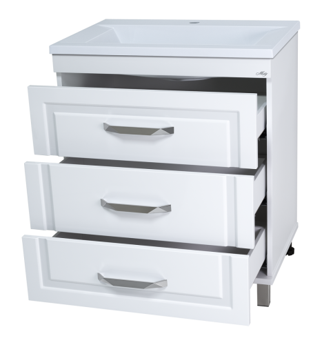 Тумба под раковину Misty Терра П-Тер01070-0113Я 70х50 напольная цвет белый - фото 2