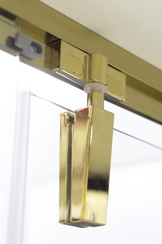 Душевая дверь Niagara Nova NG-43-10AG 100х195 стекло прозрачное профиль золото - фото 5