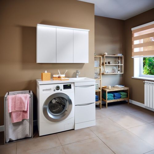 Тумба под раковину Runo Орион 00-00000145 40х50 напольная цвет белый - фото 3