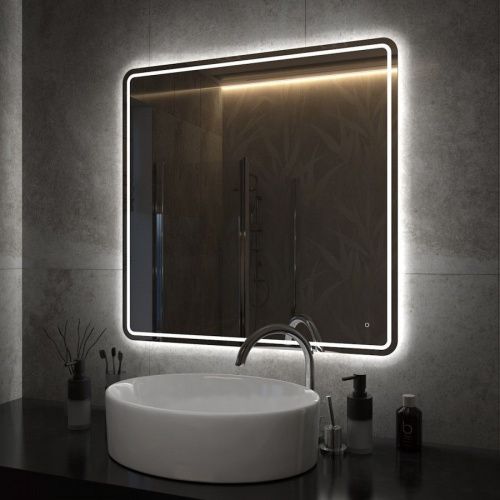 Зеркало с подсветкой Maretti Florenza FL148080P34EL 80х80 подвесное - фото 5