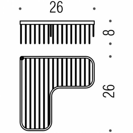 Полка Colombo Angolari B9611.NM