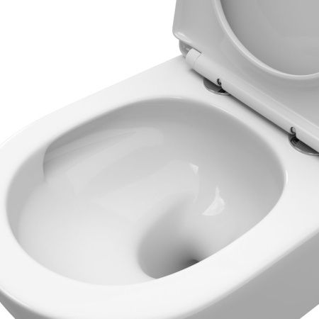 Унитаз подвесной BelBagno UNO BB5177CH-TOR/SC белый с сиденьем микролифт безободковый смыв торнадо