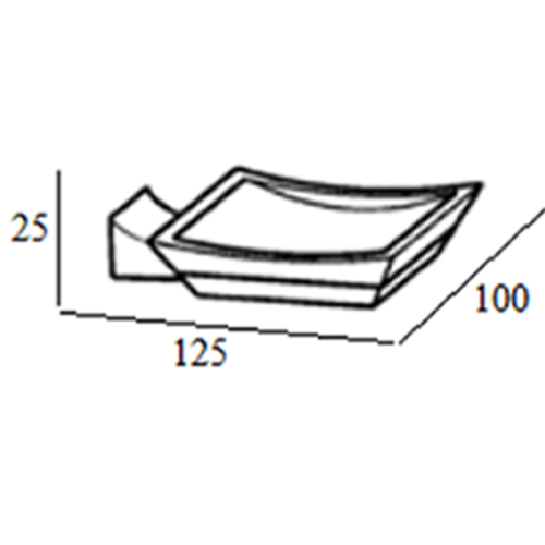 Мыльница IBB Firenze FI01ACRO/CRO - фото 2