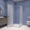 Душевой уголок RGW Stilvoll 353203000-24 100х100 стекло матовое профиль черный без поддона