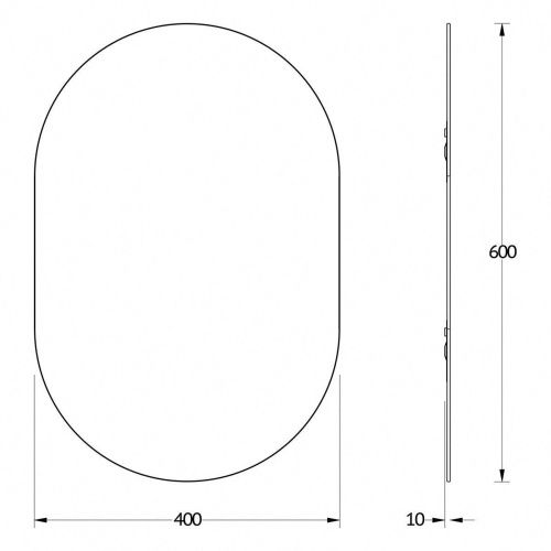 Зеркало Evoform Primary BY 0133 40х60 подвесное - фото 2