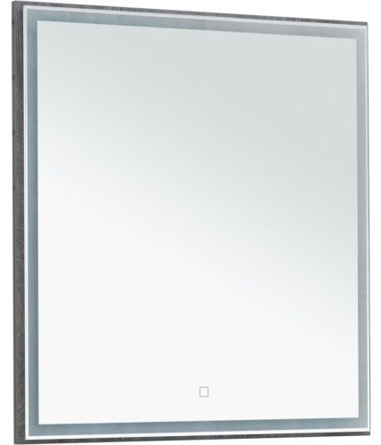 Комплект мебели: тумба с раковиной + зеркало Aquanet Беркли 00258969 80х50 подвесной цвет белый - фото 4