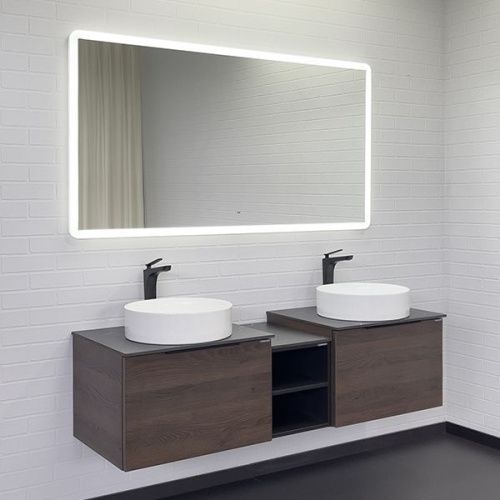 Тумба с раковиной Comforty Портленд 00-00013687CF 150х50 подвесная цвет коричневый - фото 5