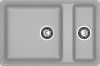 Кухонная мойка Granfest Level LV-760K серый 75х50 цвет серый поверхность матовая