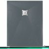 Душевой поддон RGW Stone Tray 16152810-02 100х80 искусственный камень серый без ножек
