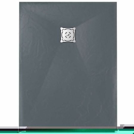 Душевой поддон RGW Stone Tray 16152810-02 100х80 искусственный камень серый без ножек