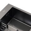 Кухонная мойка Melana ProfLine D5343HB графит 55х45 цвет серый поверхность полированная