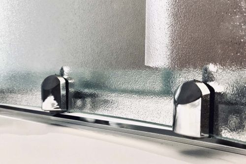 Душевой уголок Royal Bath BP RB8100BP-C-CH-L 100х80 стекло рифленое профиль хром с поддоном - фото 4