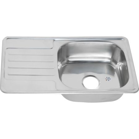 Кухонная мойка Melana 221 t (*10) 75х40 цвет хром поверхность полированная