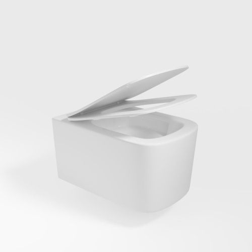 Унитаз подвесной Vincea Ultra VT1-32T белый с сиденьем микролифт безободковый смыв торнадо - фото 5