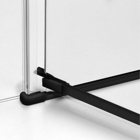 Душевая дверь New Trendy AVEXA Black EXK-1550 100х200 стекло прозрачное профиль черный