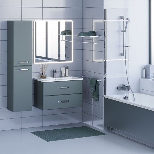 Тумба с раковиной Uperwood Foster 291020541 80х50 цвет серый - фото 2