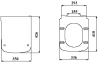 Крышка сиденье для унитаза Creavit Solo KC2003.02.0000E