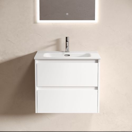 Тумба под раковину Sancos Libra LB60W 60х50 подвесная цвет белый - фото 4