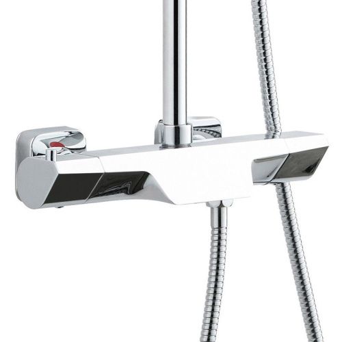 Душевая стойка Bond Cube B03-9400 настенная цвет хром с термостатом - фото 5