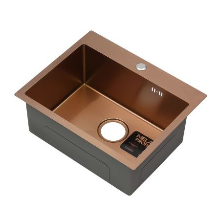 Кухонная мойка Melana ProfLine D5343HC бронза 55х45 цвет бронза поверхность полированная