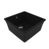 Кухонная мойка LeMark Sinara 400-u 9910061 40х40 цвет черный поверхность матовая