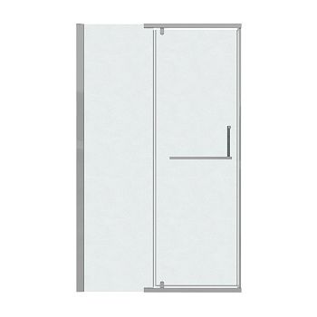 Душевая дверь Grossman Pragma 100.K33.03.120.10.02 120х195 стекло текстурное профиль хром