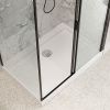 Душевой уголок Cerutti SPA MARBELLA 120B R 120х80 стекло прозрачное профиль черный без поддона