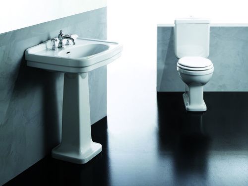 Раковина из сантехнического фаянса Simas LO 924 bia 70х50 подвесная цвет белый - фото 2