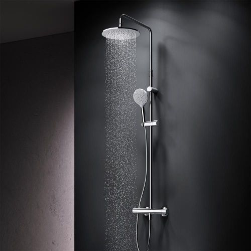 Душевая стойка Am.Pm Like F0780464 настенная цвет хром с термостатом - фото 3